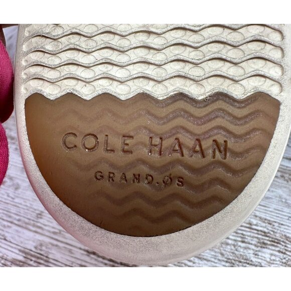 COLE HAAN Grand Crosscourt High Top Sneakers Women’s Size 11B Tan Camel Suede - Picture 15 of 15